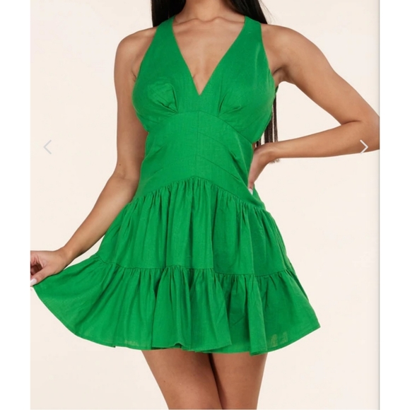 L'ATISTE by Amy dress size medium Color green - Picture 4 of 15